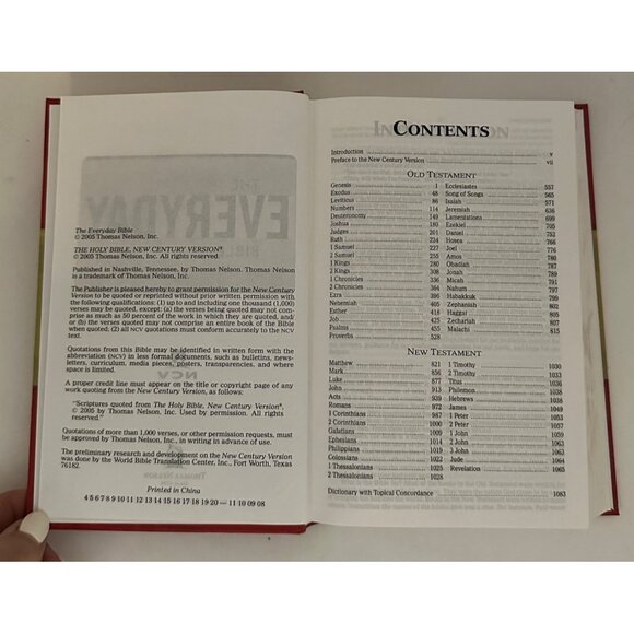 The Everyday Bible NCV Hardcover Edition - Picture 6 of 6